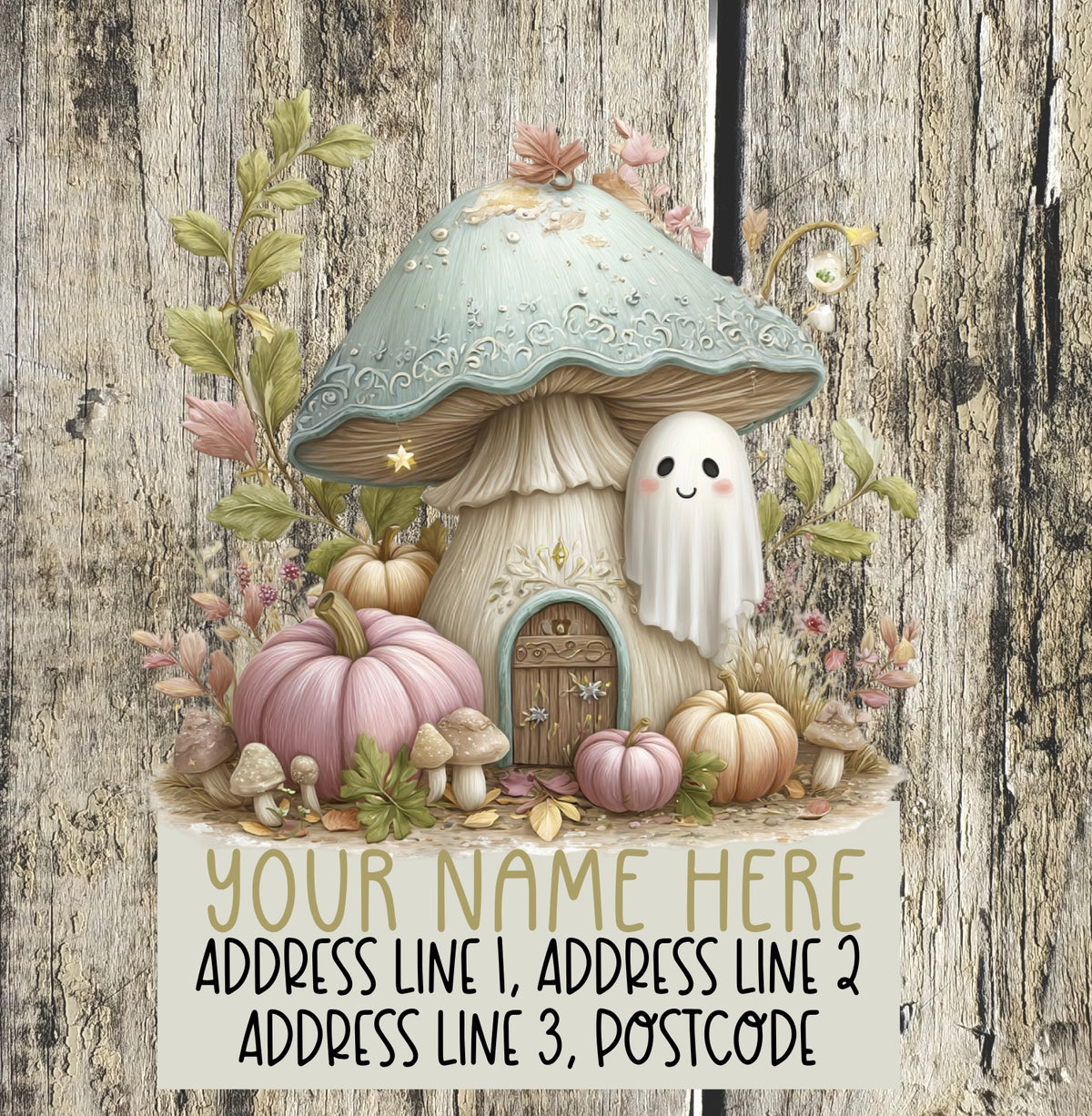 Pastel halloween Address Labels