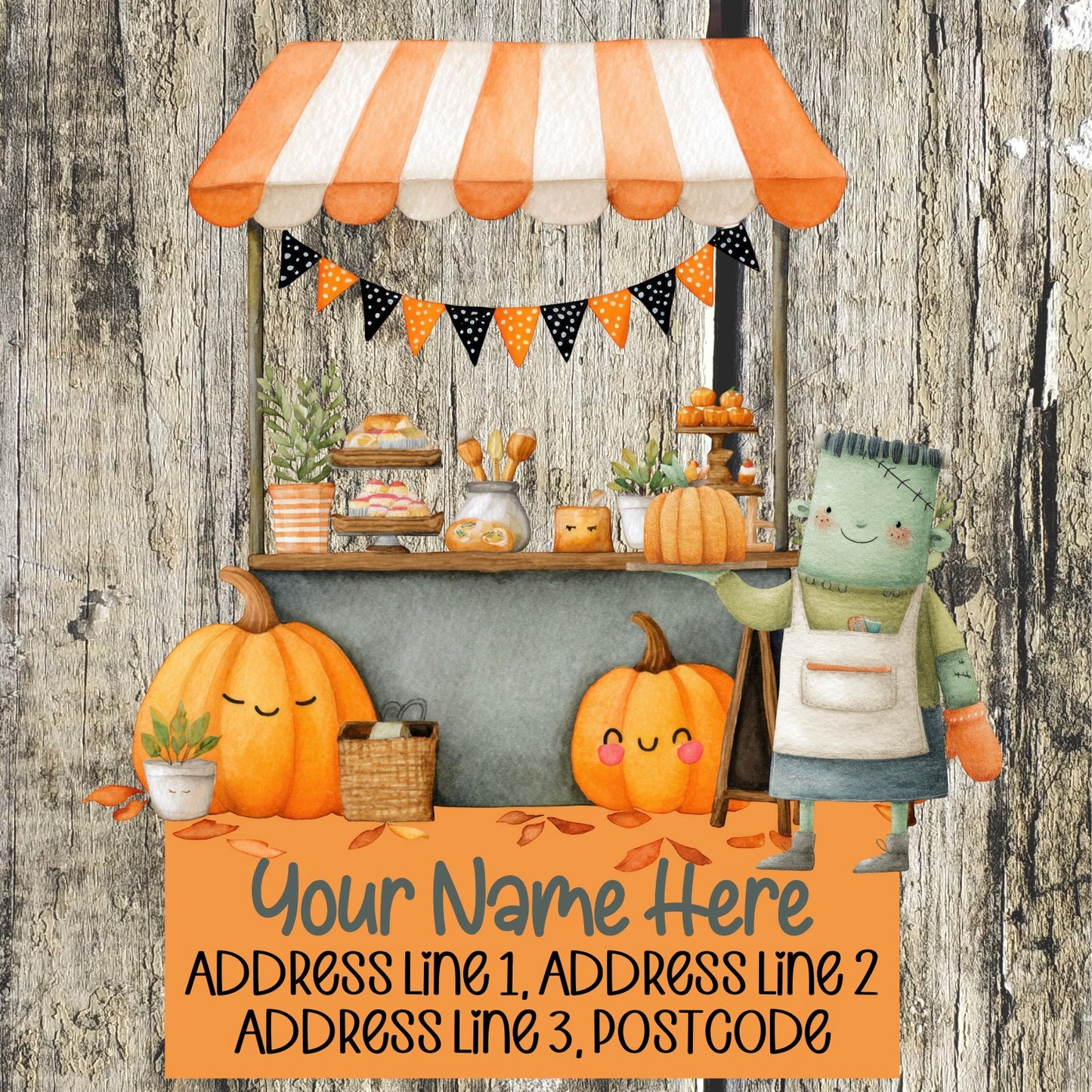 Halloween Store Address Labels