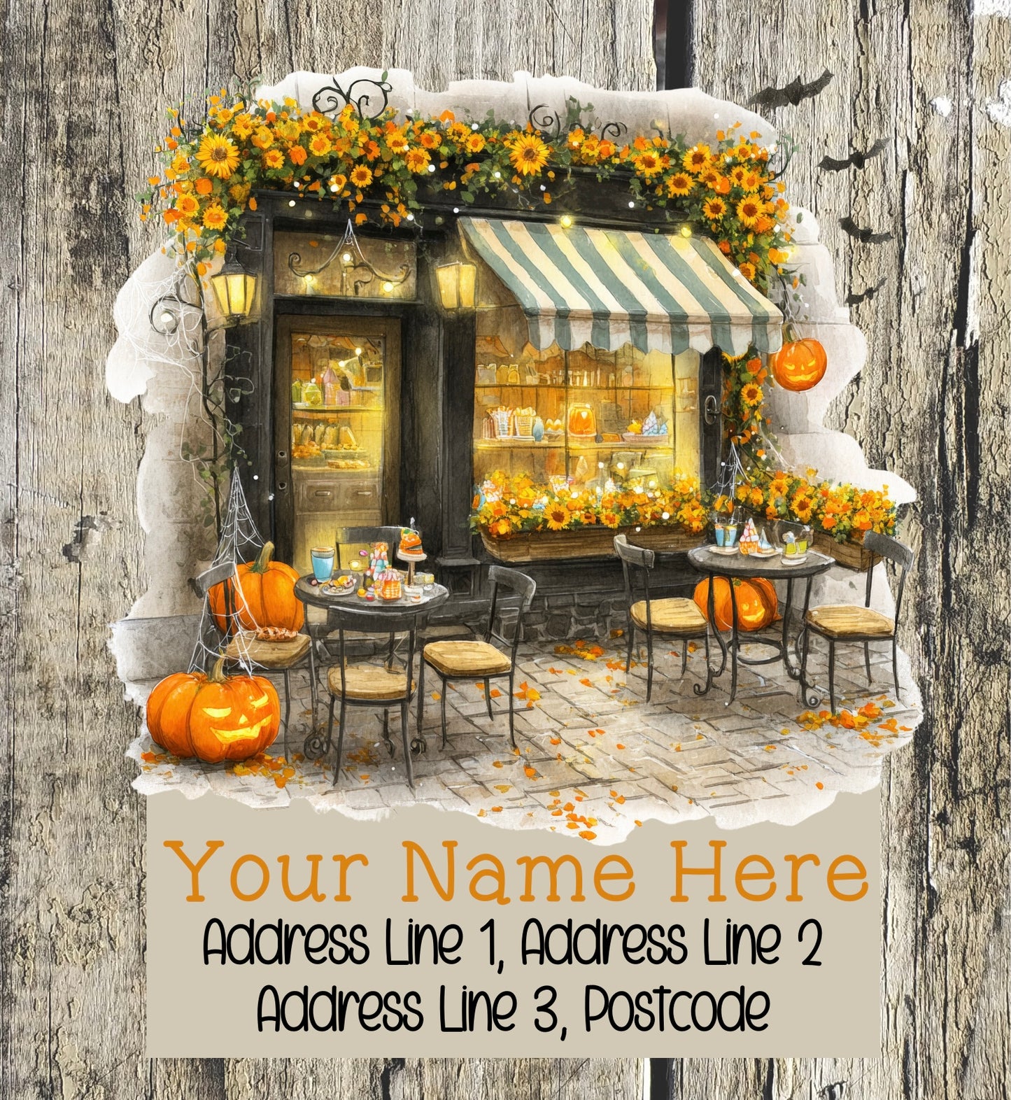 Halloween Store Address Labels