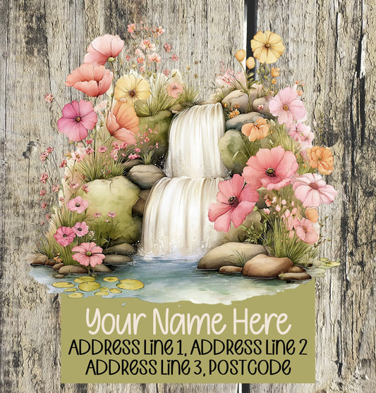 Summer Mountain Scene Address Labels