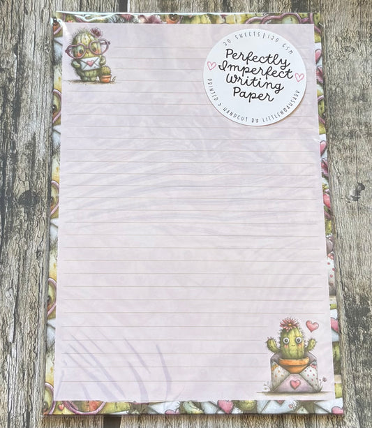 Cactus mail perfectly imperfect writing paper