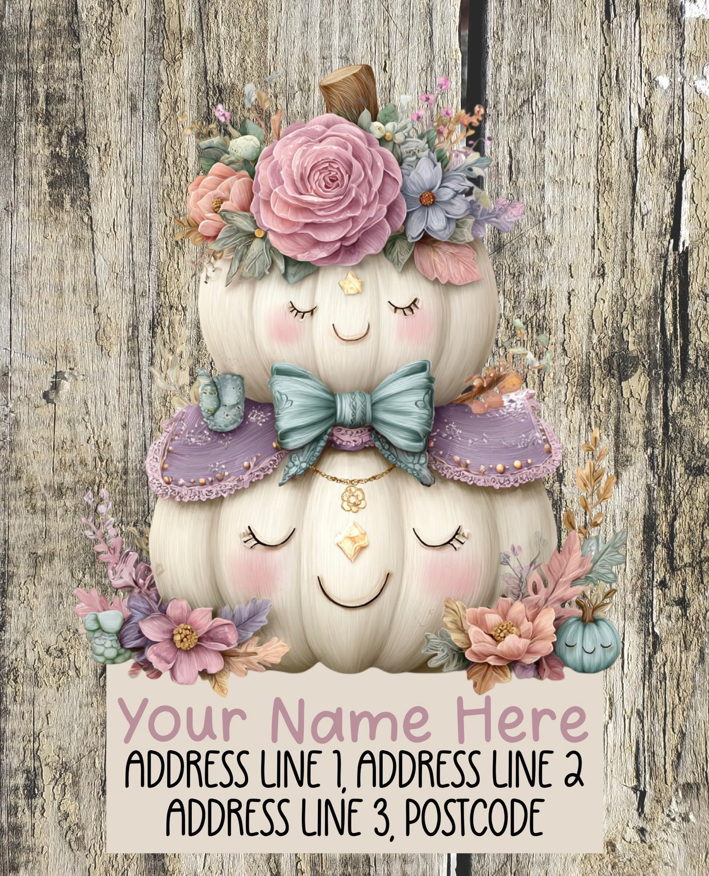 Pastel Halloween Address Labels