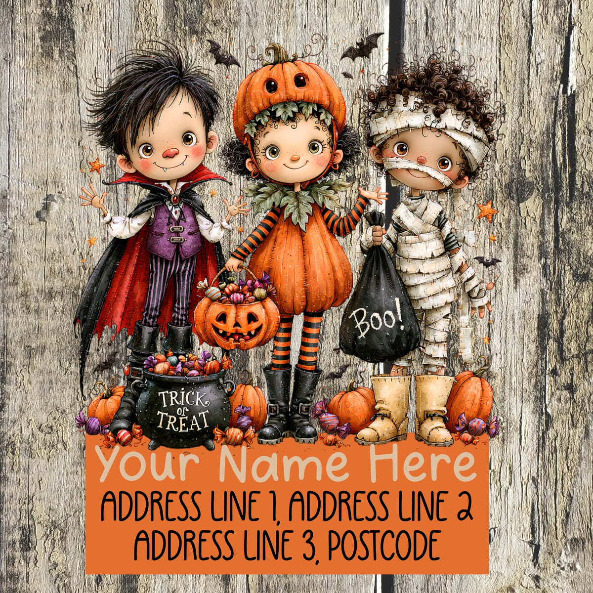 Trick or treat Address Labels
