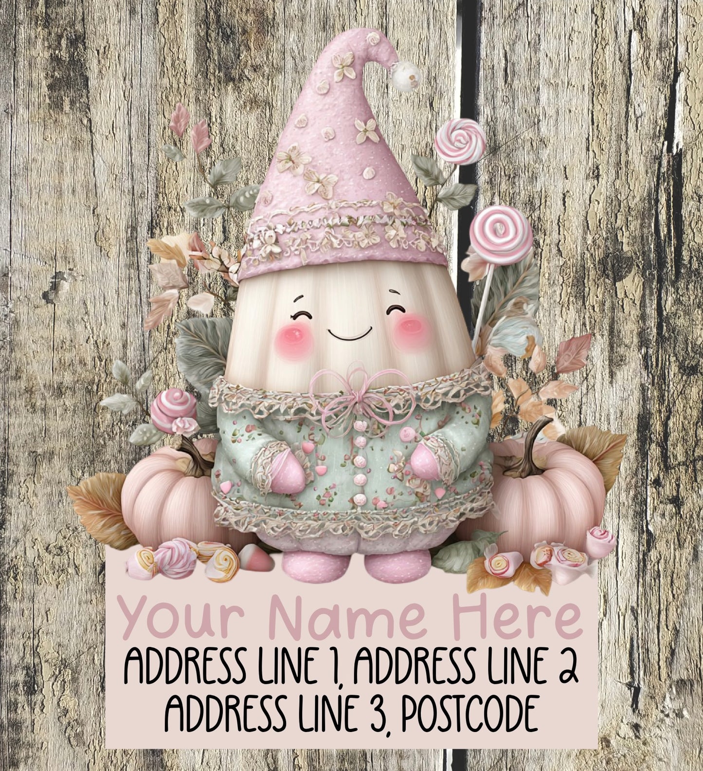 Pastel Halloween Address Labels