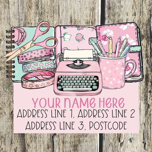 Planner Time Address Labels
