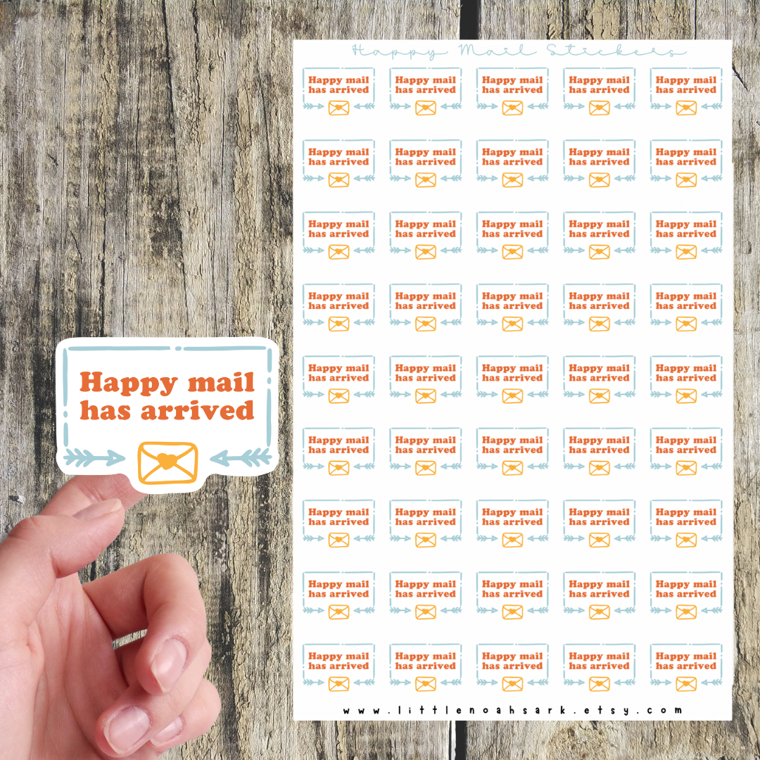 Happy Mail Has Arrived Stickers
