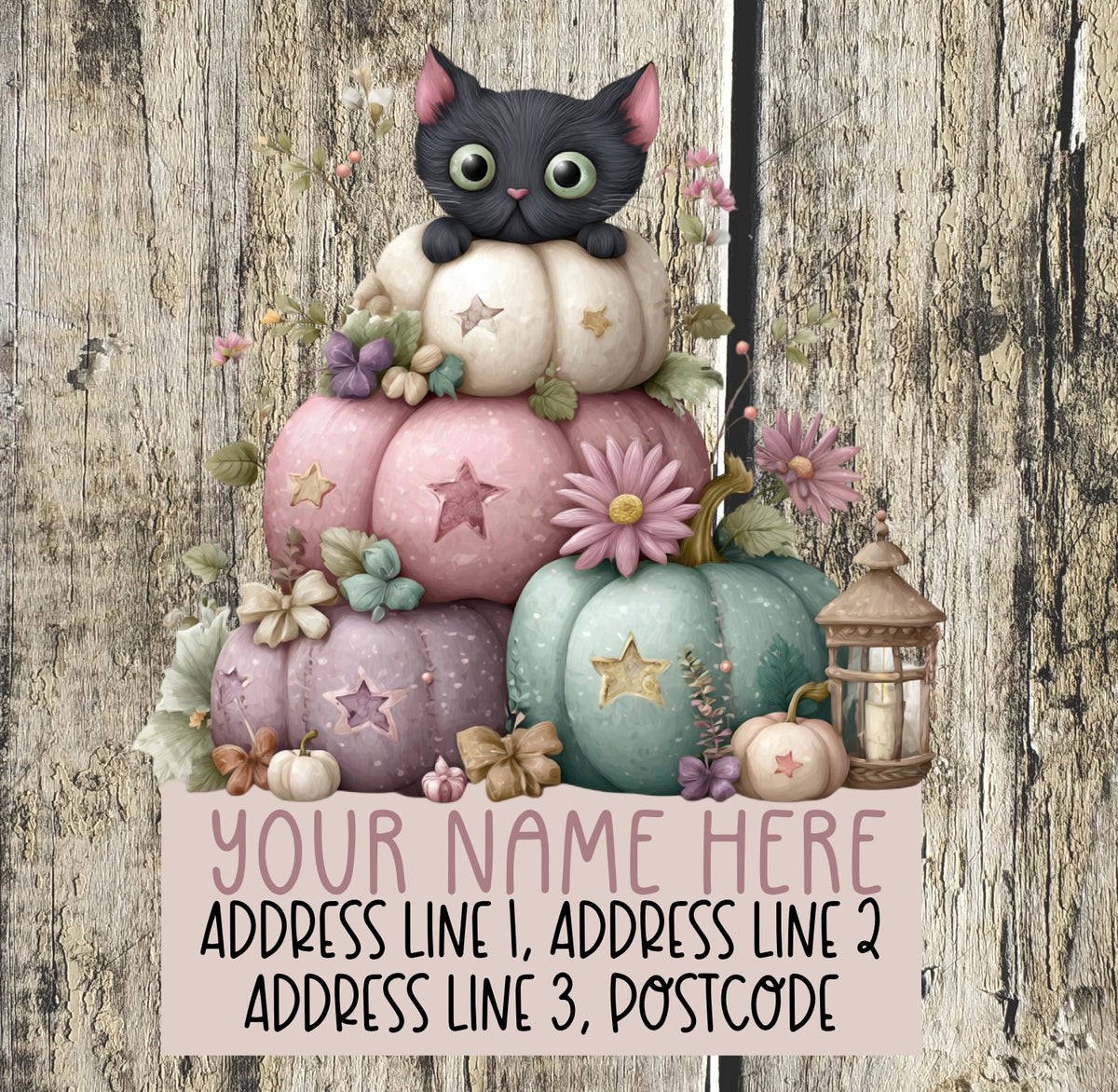 Pastel halloween Address Labels