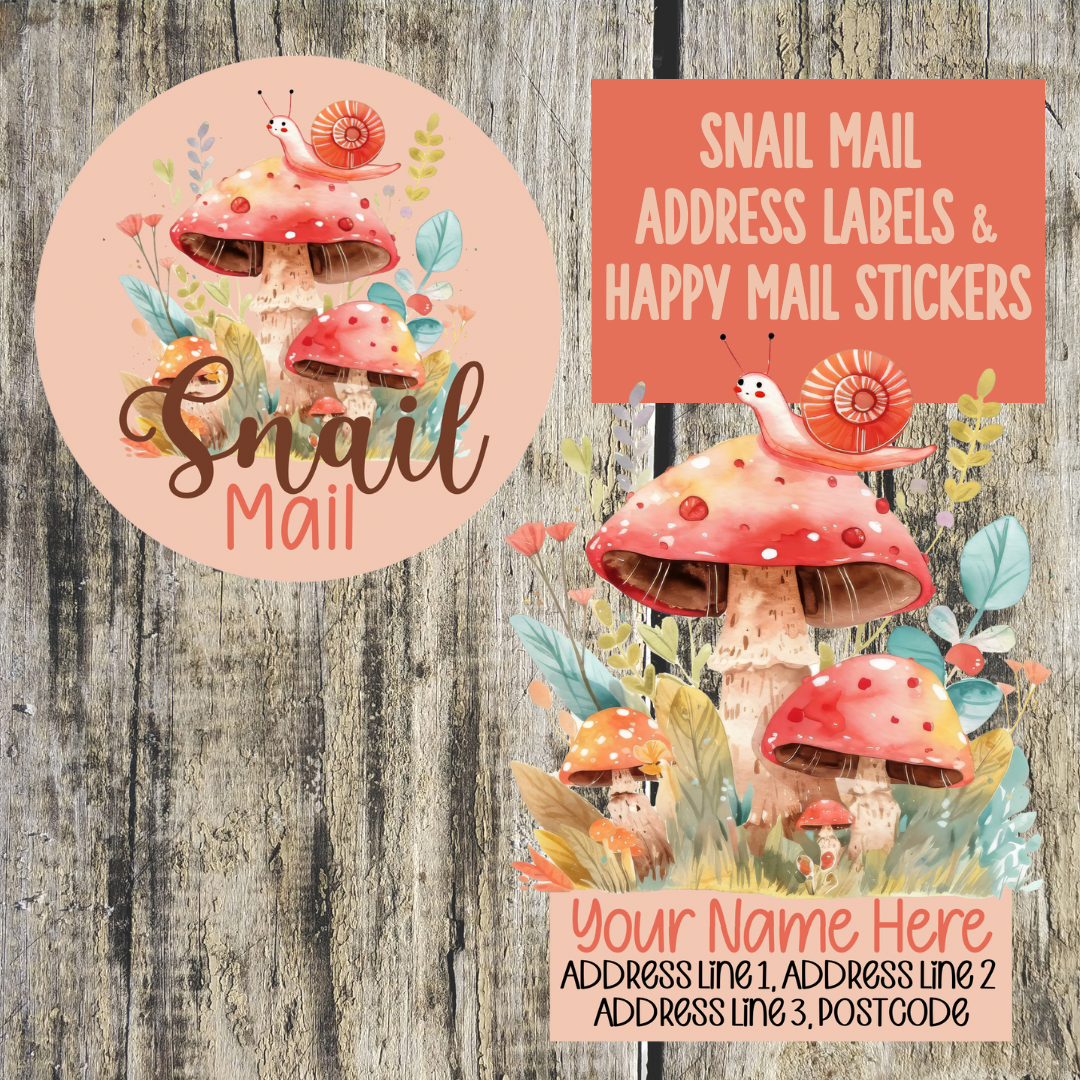 Snail Mail mini label set