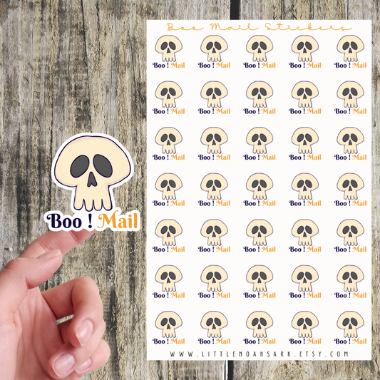 Boo Mail Stickers