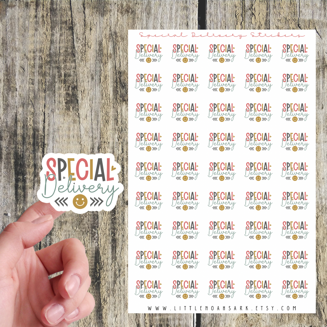 Special Delivery Stickers