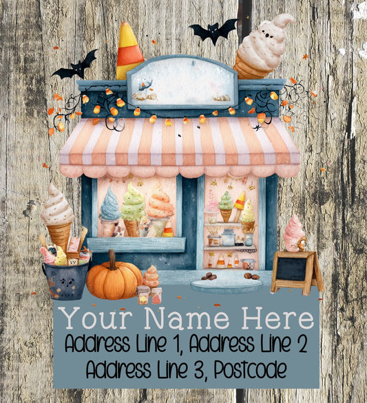 Halloween Store Address Labels