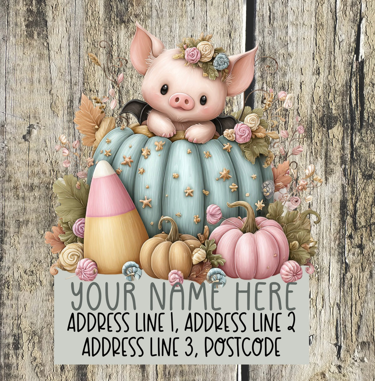 Pastel halloween Address Labels