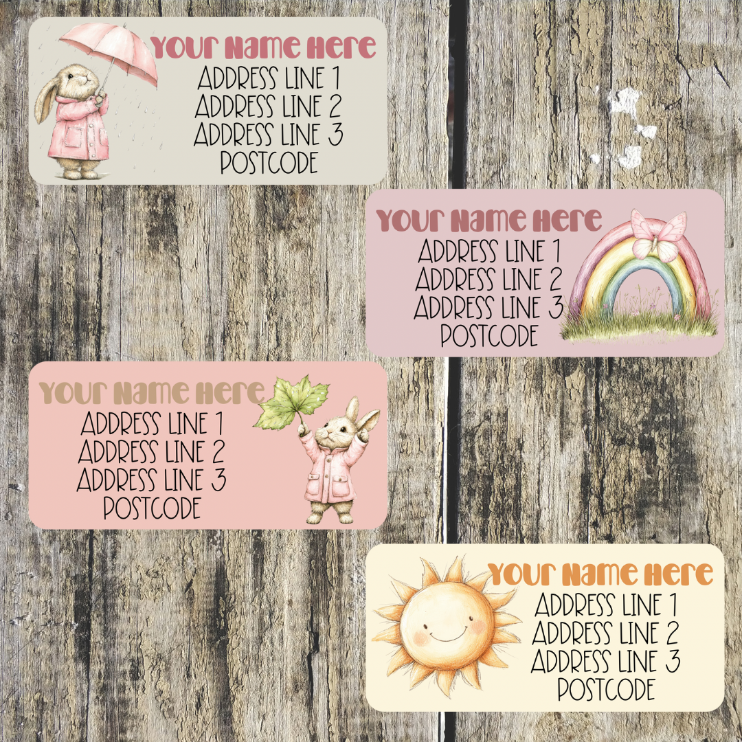 Spring Longer Address Labels