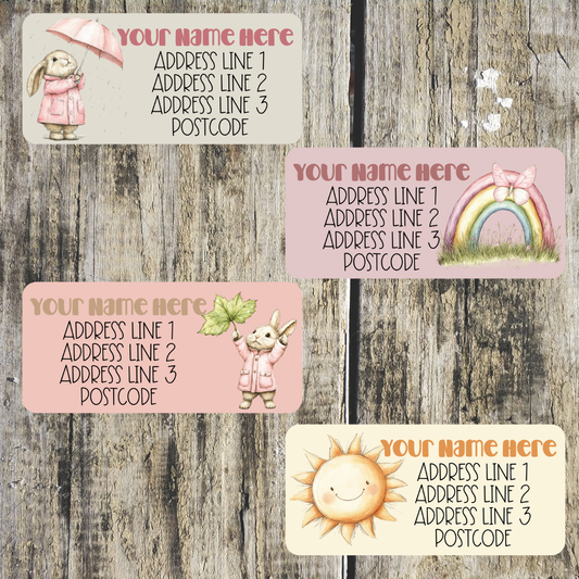 Spring Longer Address Labels