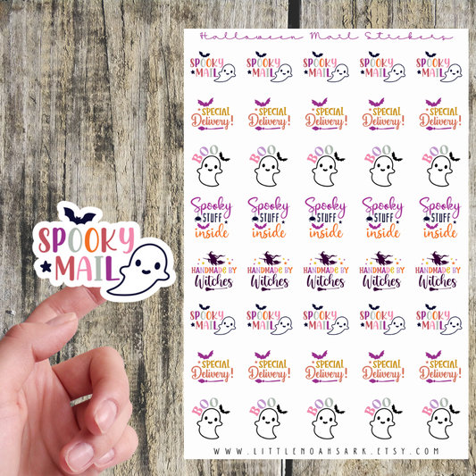Halloween Mail Stickers
