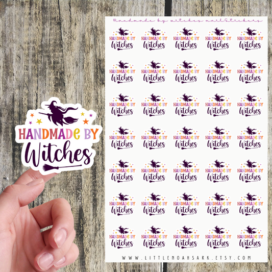 Handmade By Witches Stickers
