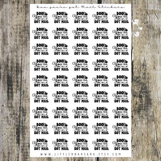 Boo You’ve Got Mail Stickers