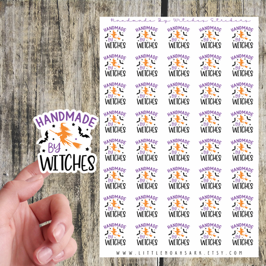 Handmade By Witches Stickers