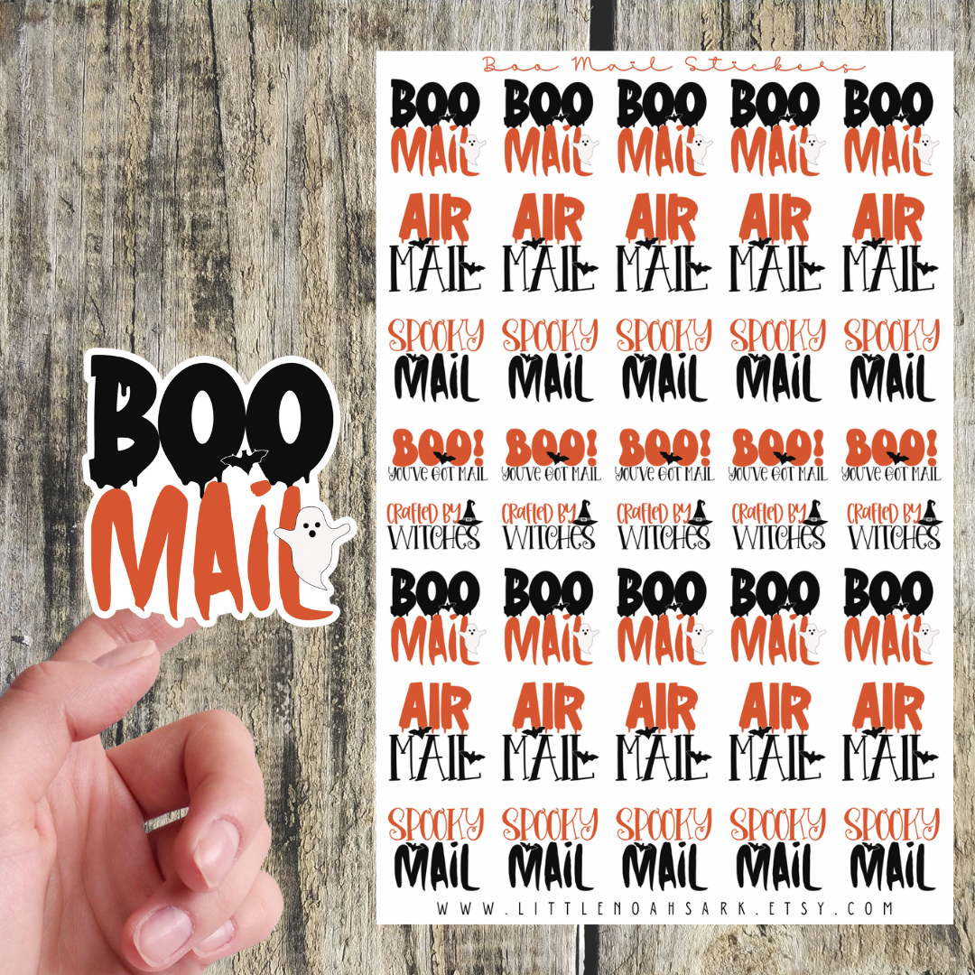 Boo Mail Stickers