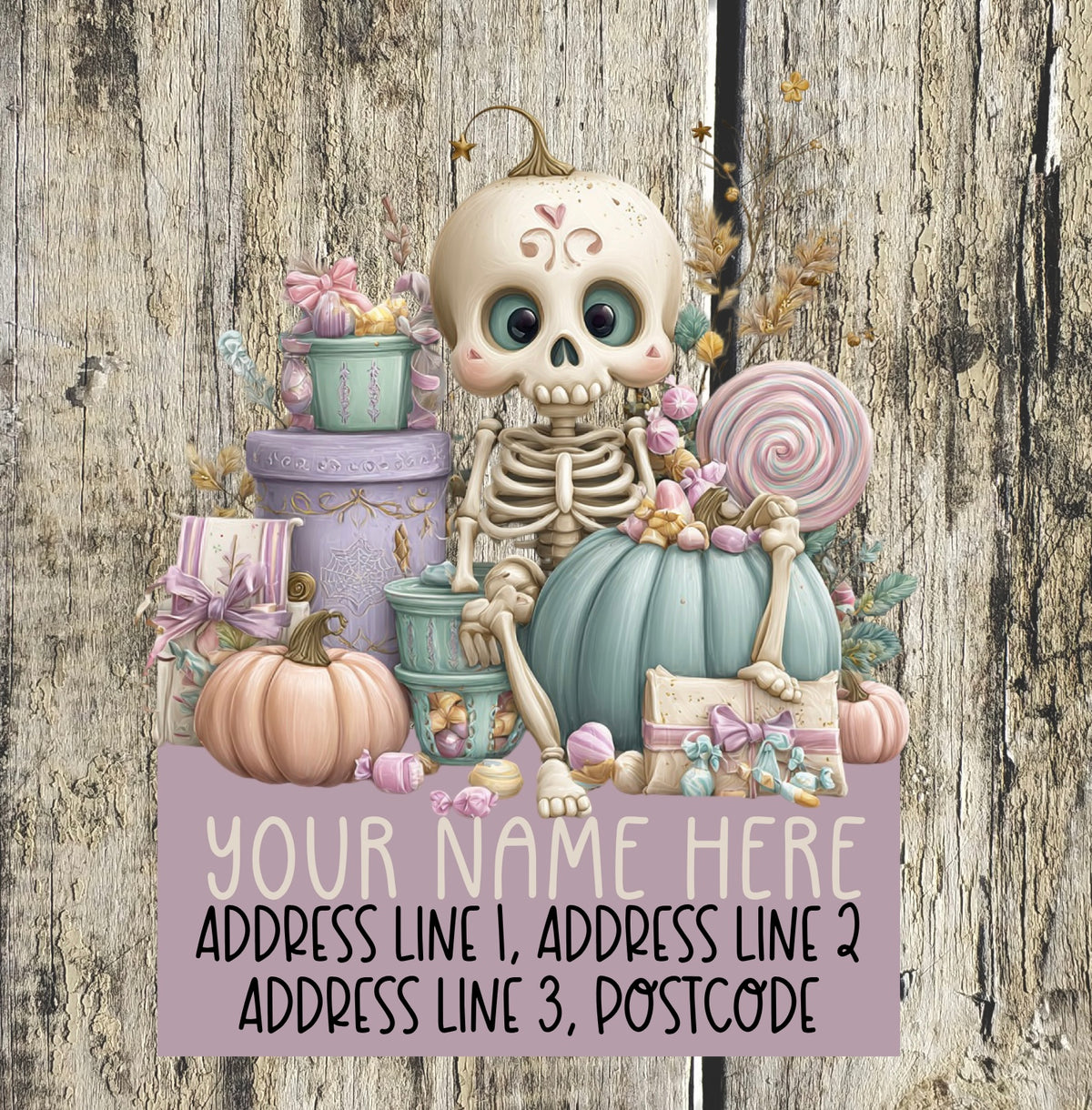 Pastel halloween Address Labels