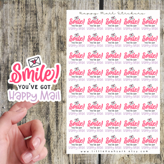 Smile You’ve Got Happy Mail Stickers