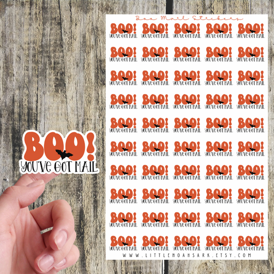 Boo You've Got Mail Stickers