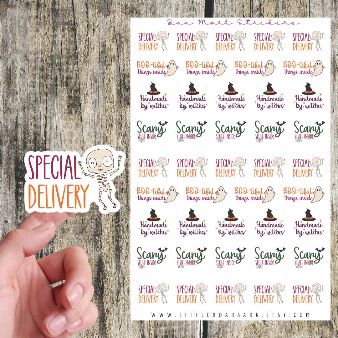 Boo Mail Stickers