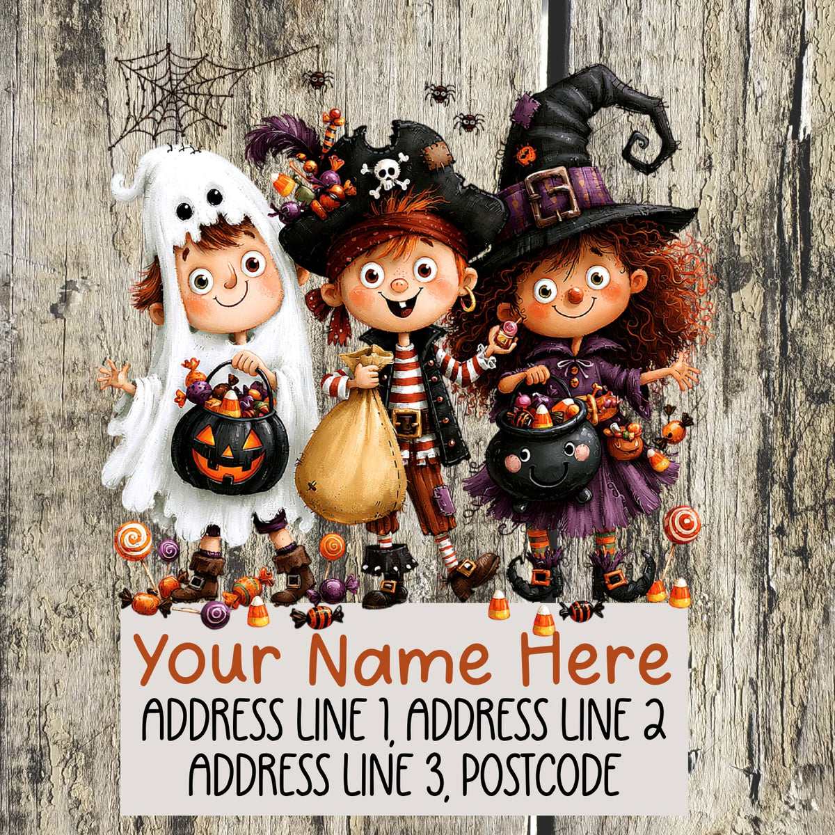 Trick or treat Address Labels