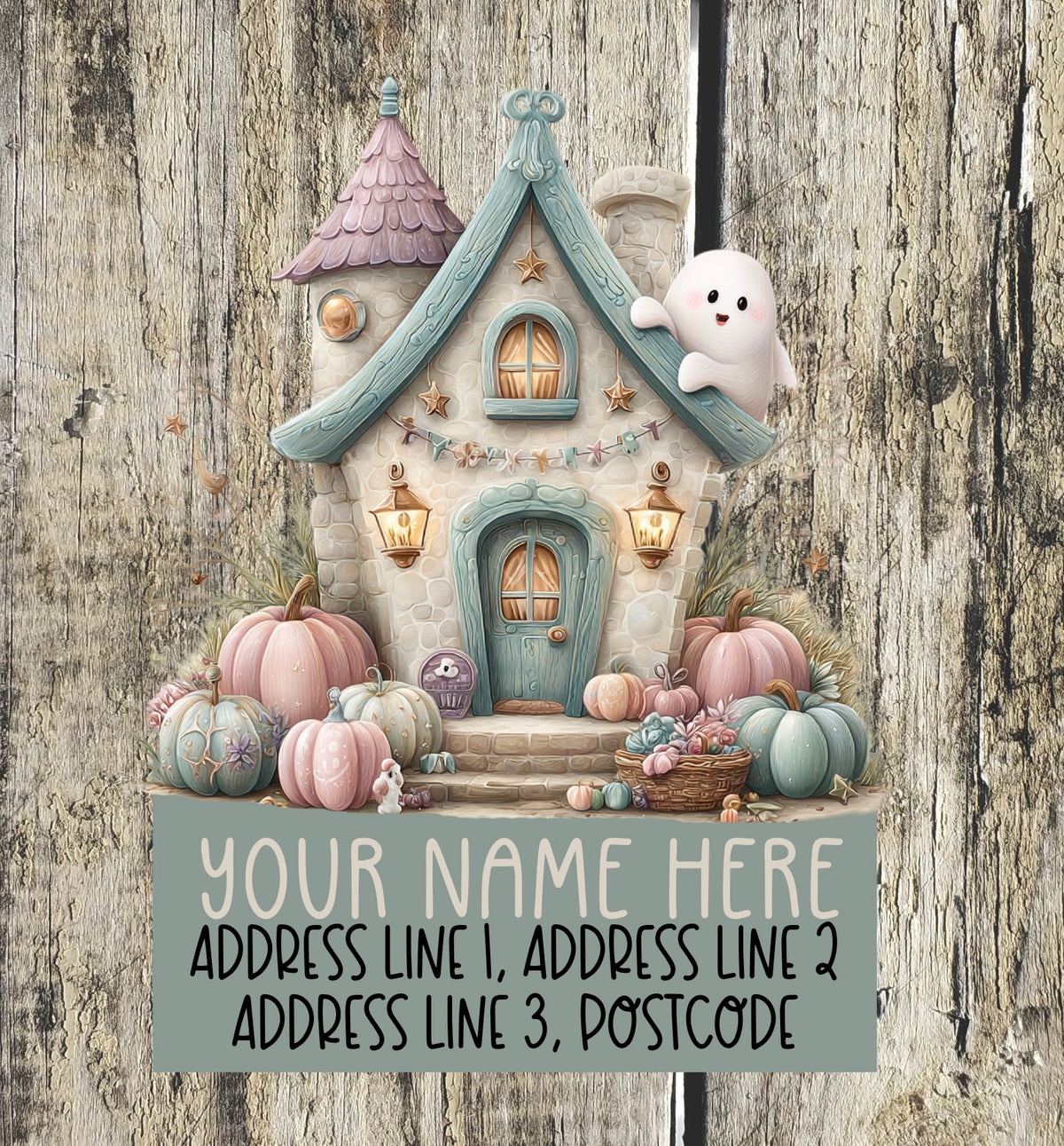 Pastel halloween Address Labels