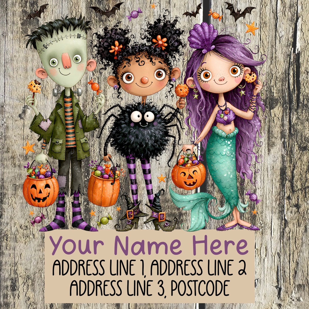Trick or treat Address Labels
