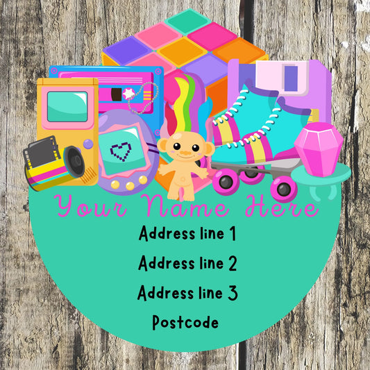 Retro Troll Address Labels