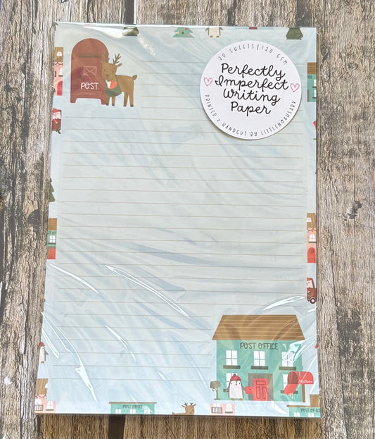 Christmas post office perfectly imperfect writing paper