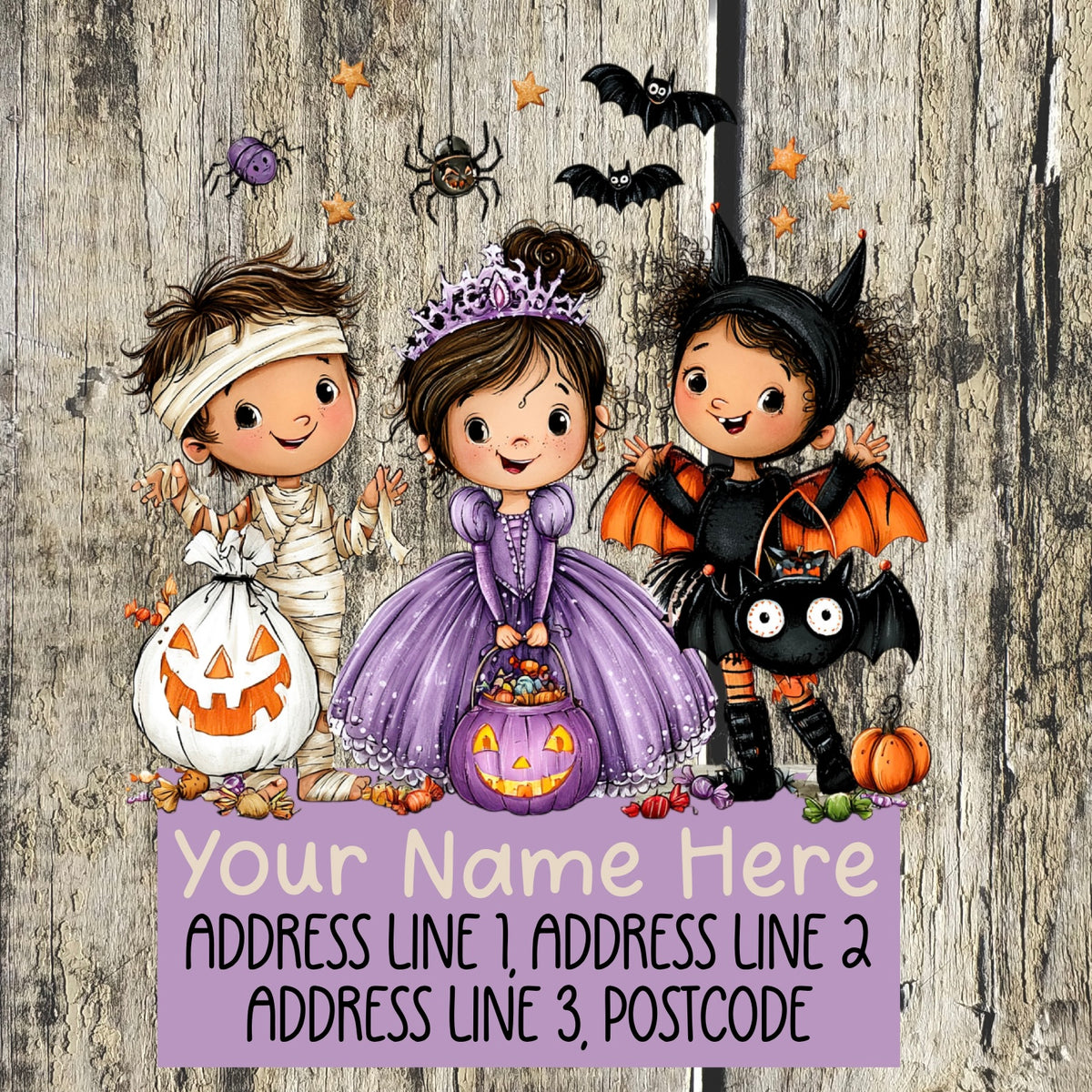 Trick or treat Address Labels