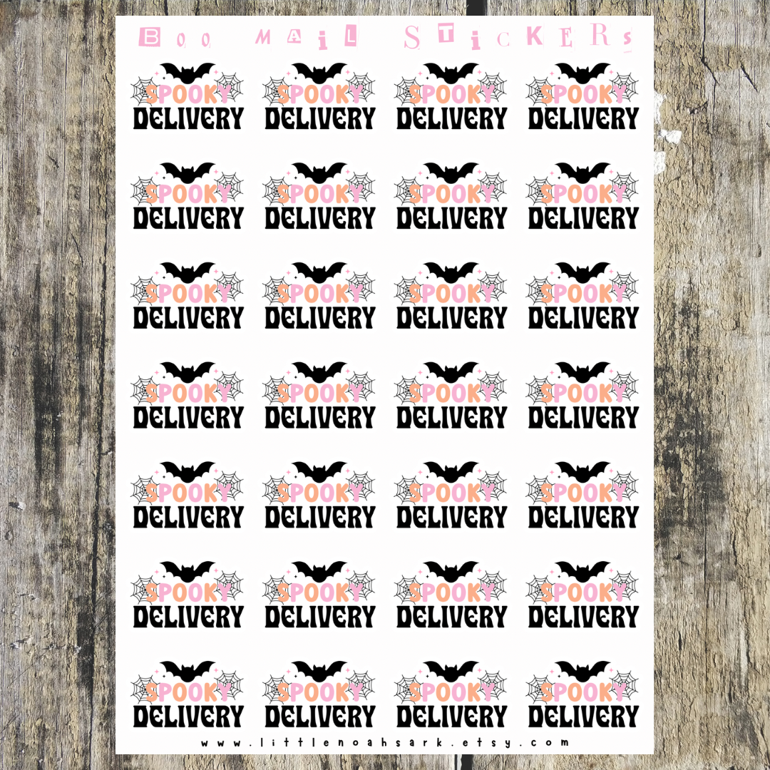 Spooky Delivery Mail Stickers