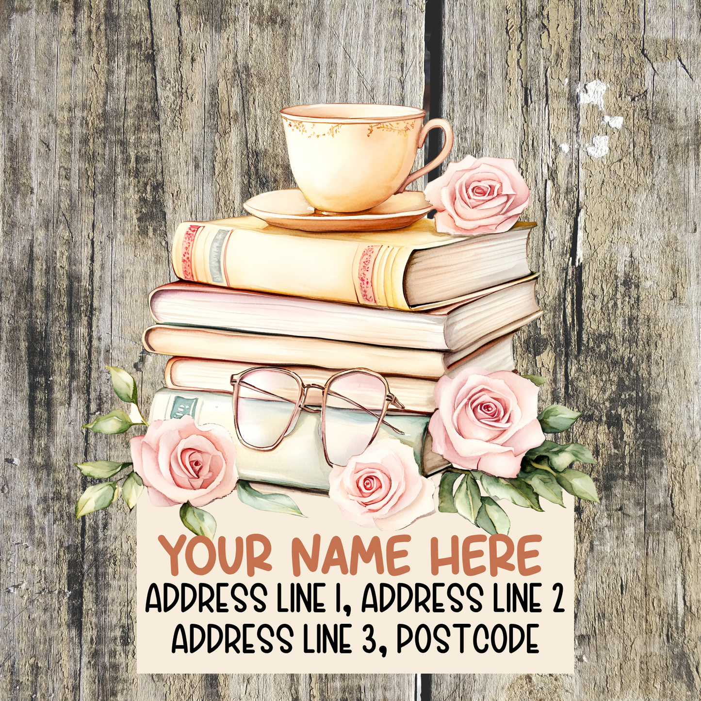 Pink & Yellow Summer Address Labels