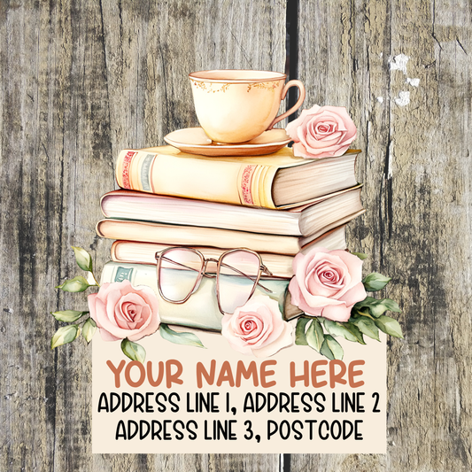 Pink & Yellow Summer Address Labels