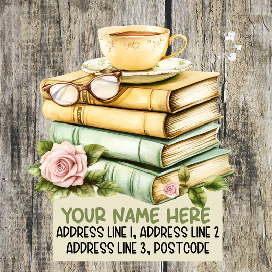 Pink & Yellow Summer Address Labels