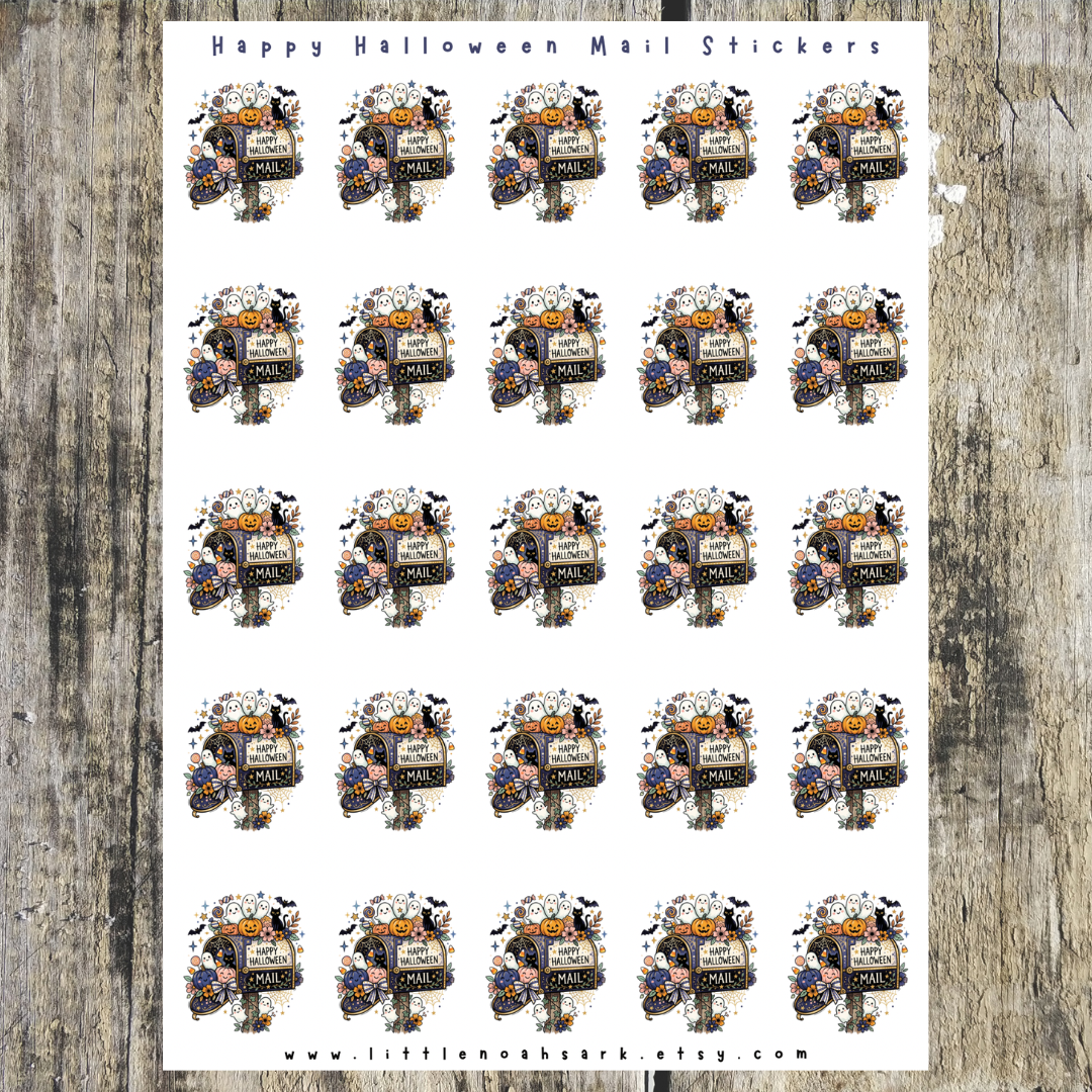 Happy Halloween mail Stickers