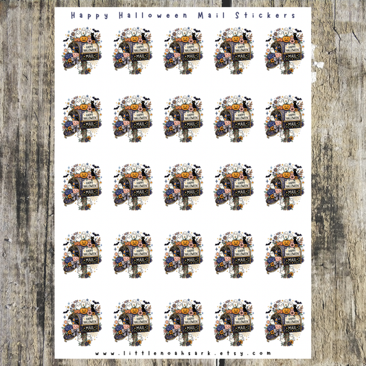 Happy Halloween mail Stickers