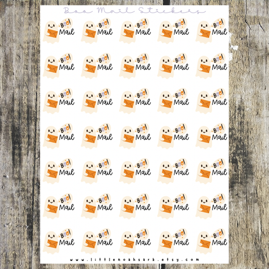 Boo mail Stickers