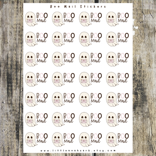 Boo mail Stickers