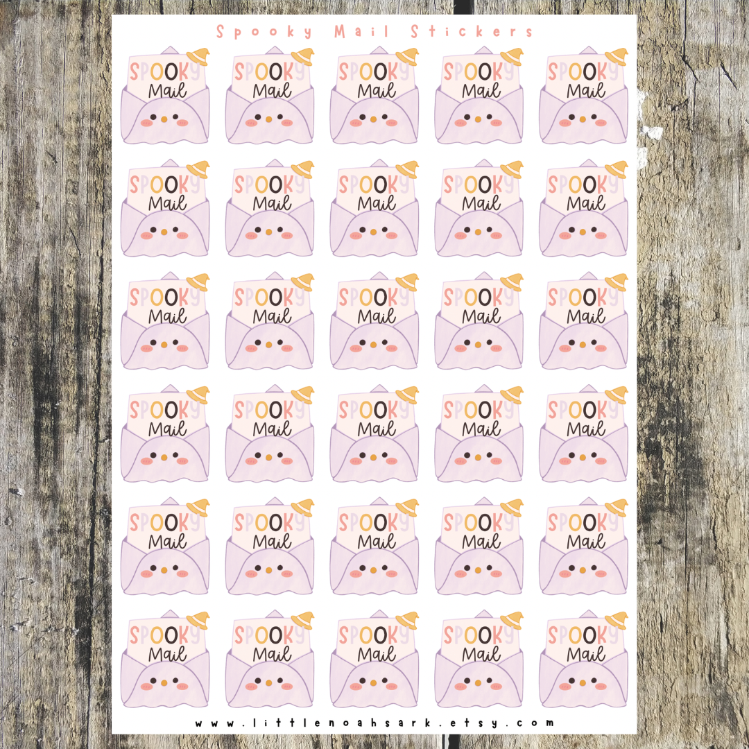 Spooky mail Stickers