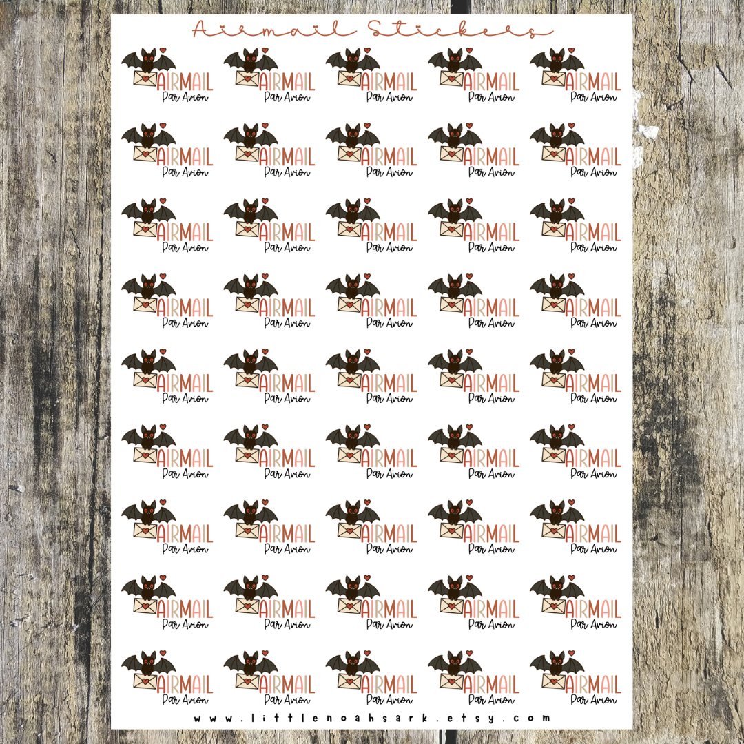 Halloween airmail Stickers