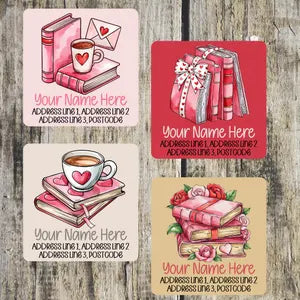 Valentines Book Mixed Address Labels