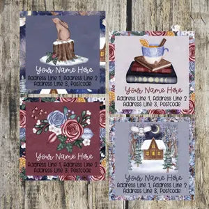 Winter Mixed Address Labels