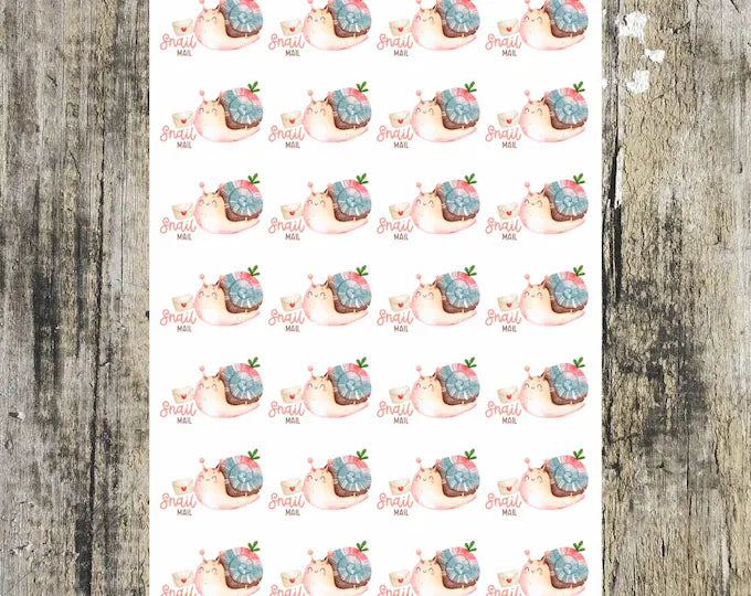 Snail Mail Stickers