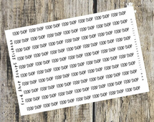 Food Shop Script Stickers