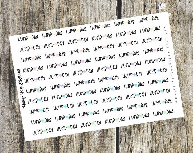 Hump Day Script Stickers