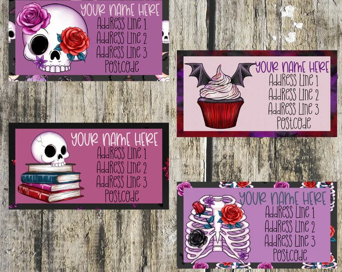 Gothic Mixed Address Labels