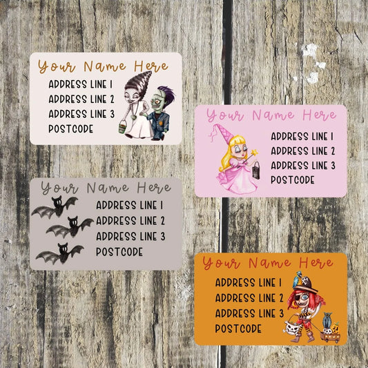 Trick or treat Mini Address Labels